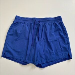 Bear Bottom Athletic Men Lined Shorts Bright Blue Size Large 5.5” Inseam
